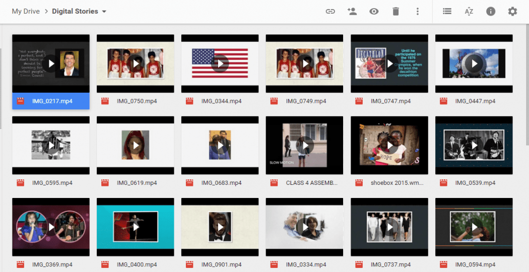 Collecting Digital Stories Made by Students Technology for Learners