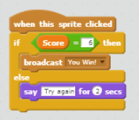 Scratch user interface