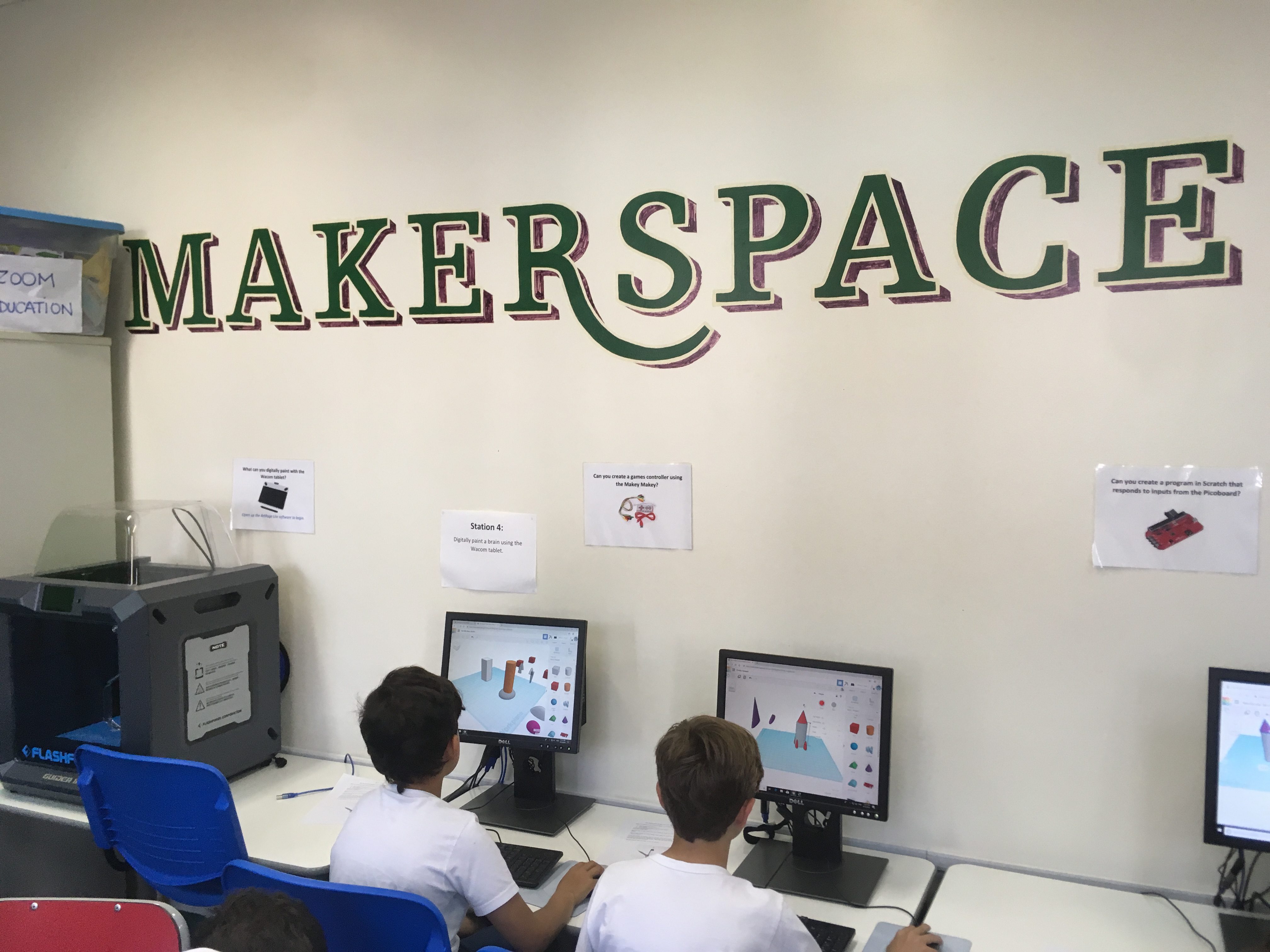Tinkercad in the Makerspace