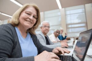 Retirees use technology