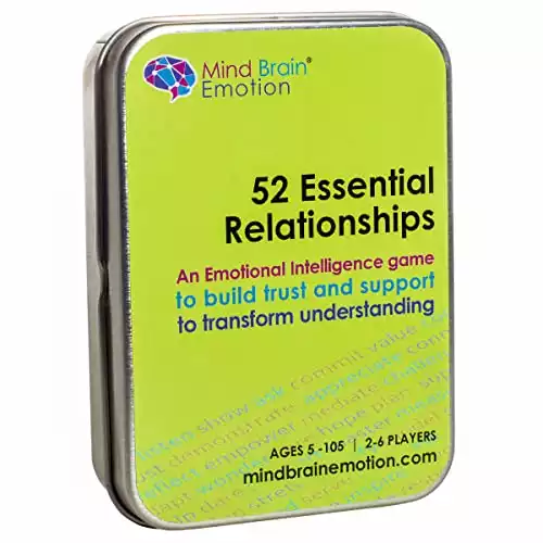 52 Essential Emotional Intelligence Training - Relationship Skills Card Game for Empathy, Trust Building Activities, Conversation Starters, Icebreaker Tools, Team Bonding Tools - By Harvard Researcher